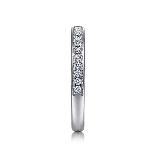 14K White Gold Matching Wedding Band