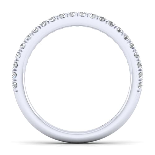 14K White Gold Matching Wedding Band