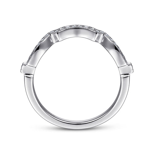 14K White Gold Matching Wedding Band