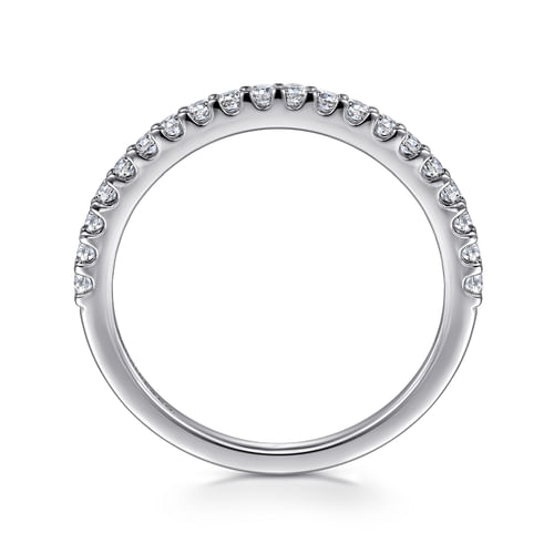 14K White Gold Matching Wedding Band