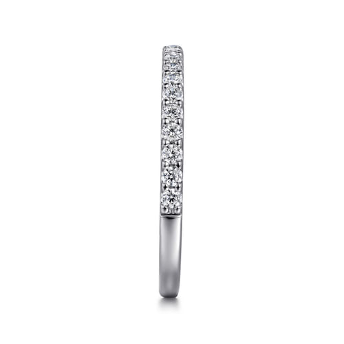 14K White Gold Matching Wedding Band