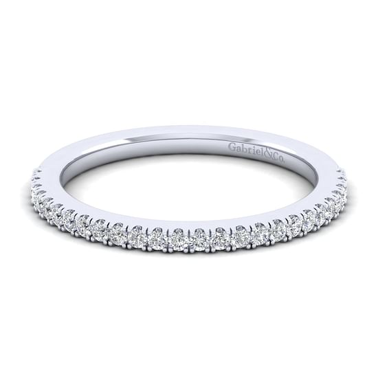 Gabriel - 14K White Gold Matching Wedding Band