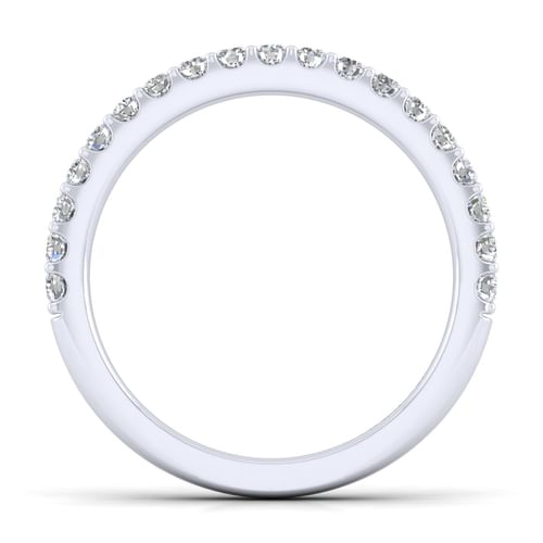 14K White Gold Matching Wedding Band