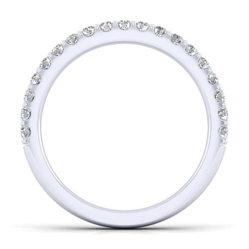 14K White Gold Matching Wedding Band
