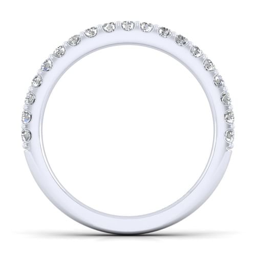 14K White Gold Matching Wedding Band