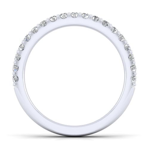 14K White Gold Matching Wedding Band