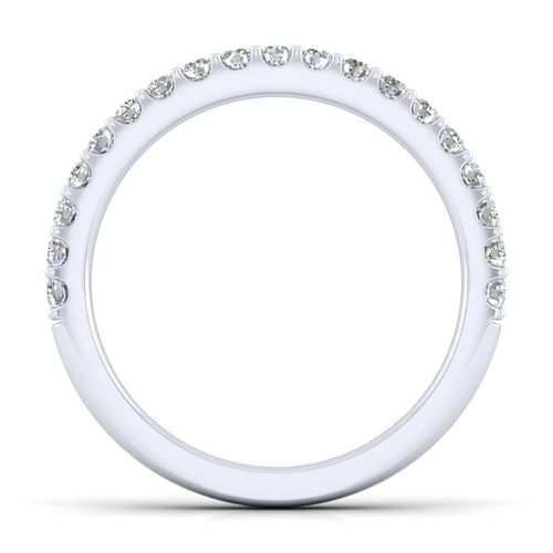 14K White Gold Matching Wedding Band