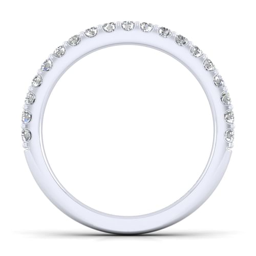 14K White Gold Matching Wedding Band