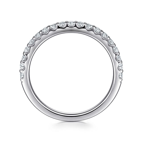 14K White Gold Matching Wedding Band