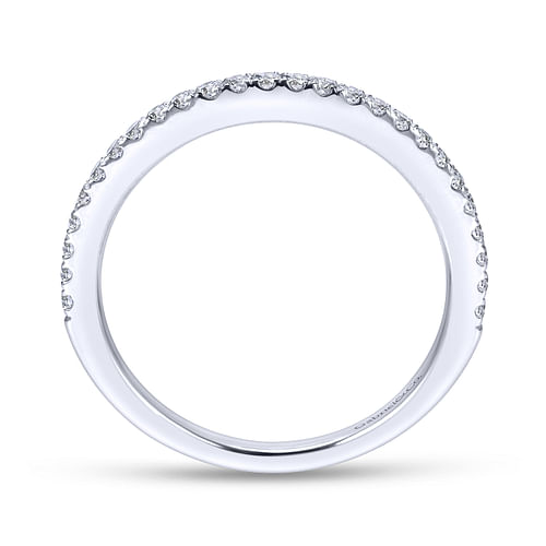 14K White Gold Matching Wedding Band