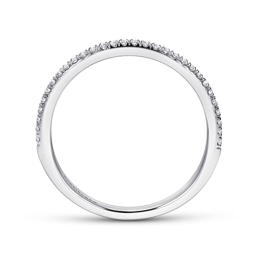 14K White Gold Matching Wedding Band