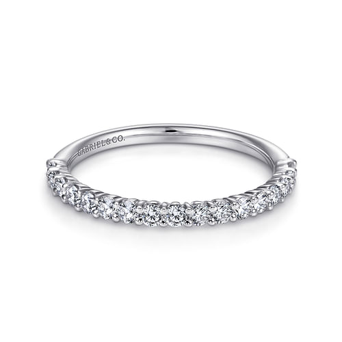 14K White Gold Matching Wedding Band