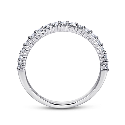 14K White Gold Matching Wedding Band