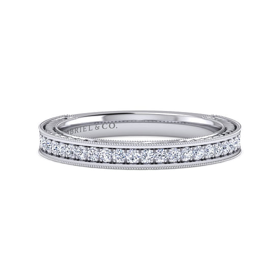 Gabriel - 14K White Gold Matching Wedding Band