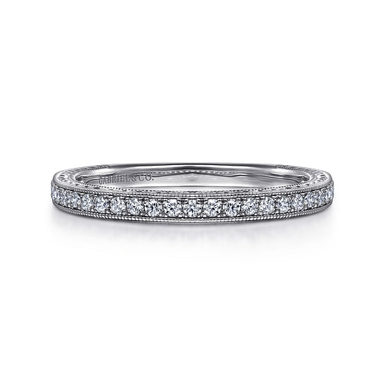 Gabriel - 14K White Gold Matching Wedding Band