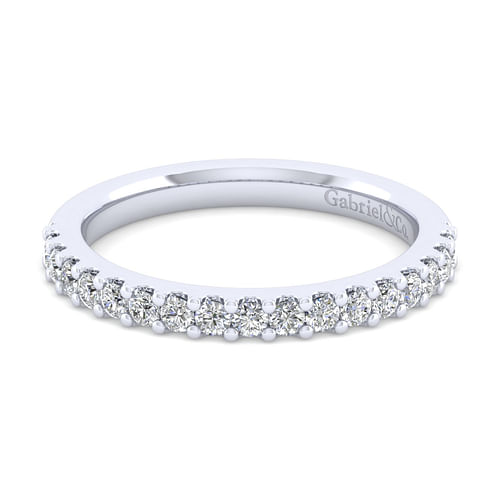 14K White Gold Matching Wedding Band