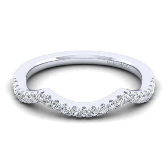 Gabriel - 14K White Gold Matching Wedding Band