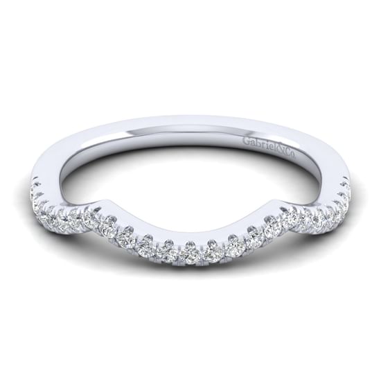 Gabriel - 14K White Gold Matching Wedding Band