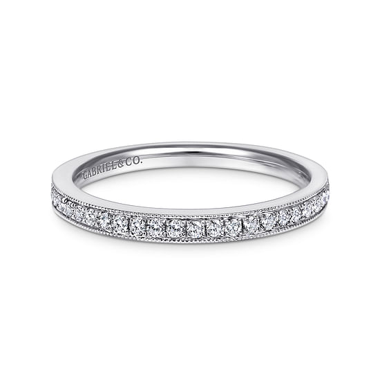 Gabriel - 14K White Gold Matching Wedding Band