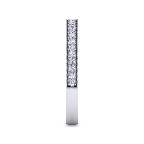 14K White Gold Matching Wedding Band