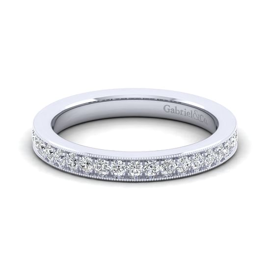 Gabriel - 14K White Gold Matching Wedding Band