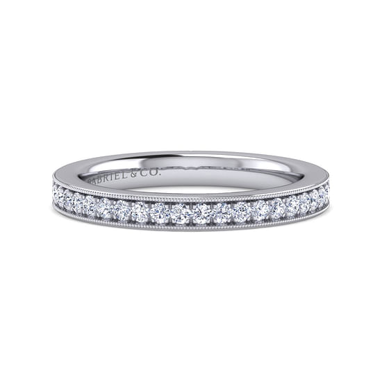 Gabriel - 14K White Gold Matching Wedding Band