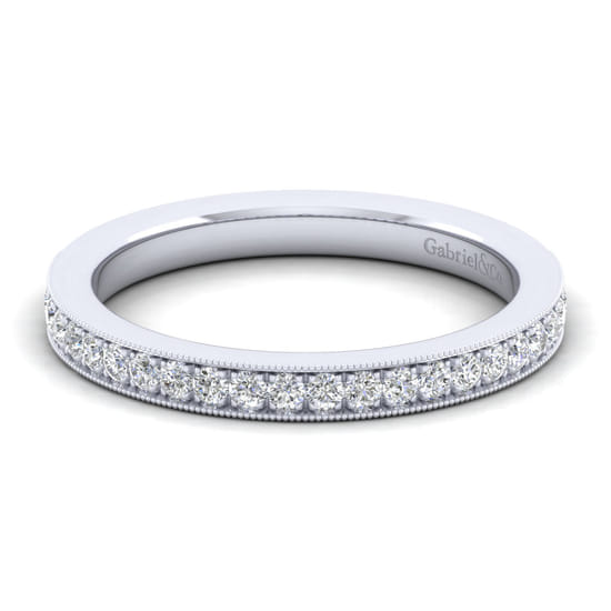 Gabriel - 14K White Gold Matching Wedding Band