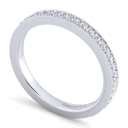 14K White Gold Matching Wedding Band 14K White Gold Matching Wedding Band