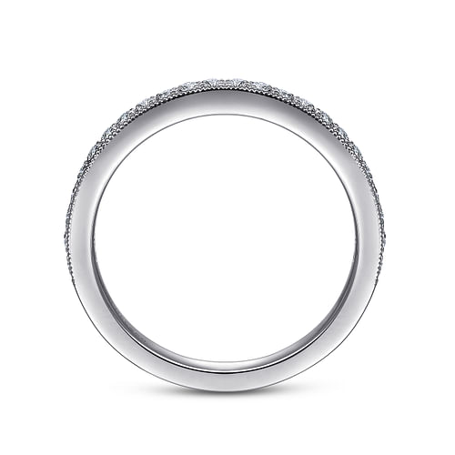 14K White Gold Matching Wedding Band