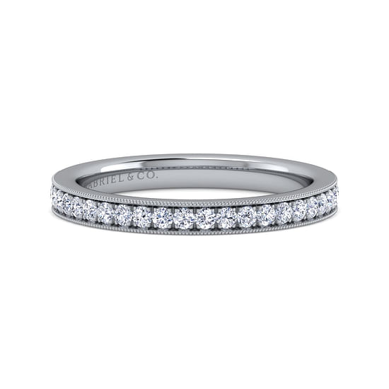 Gabriel - 14K White Gold Matching Wedding Band