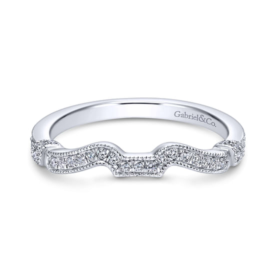 Gabriel - 14K White Gold Matching Wedding Band