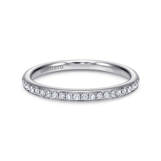 Gabriel - 14K White Gold Matching Wedding Band