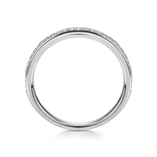 14K White Gold Matching Wedding Band