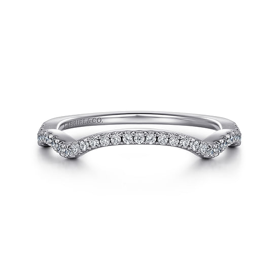 Gabriel - 14K White Gold Matching Wedding Band