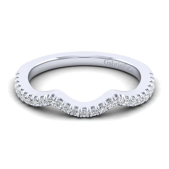 Gabriel - 14K White Gold Matching Wedding Band