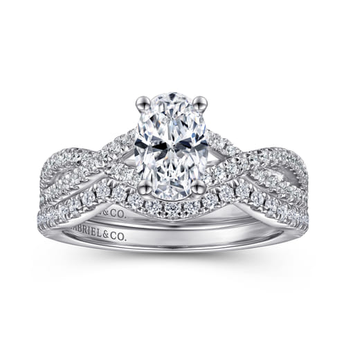 14K White Gold Matching Wedding Band