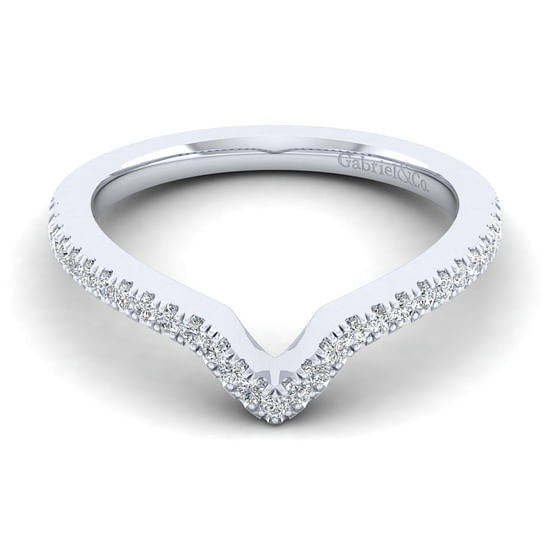 Gabriel - 14K White Gold Matching Wedding Band