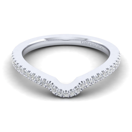 Gabriel - 14K White Gold Matching Wedding Band