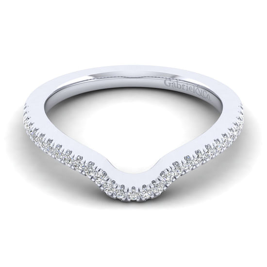 Gabriel - 14K White Gold Matching Wedding Band