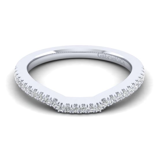 Gabriel - 14K White Gold Matching Wedding Band