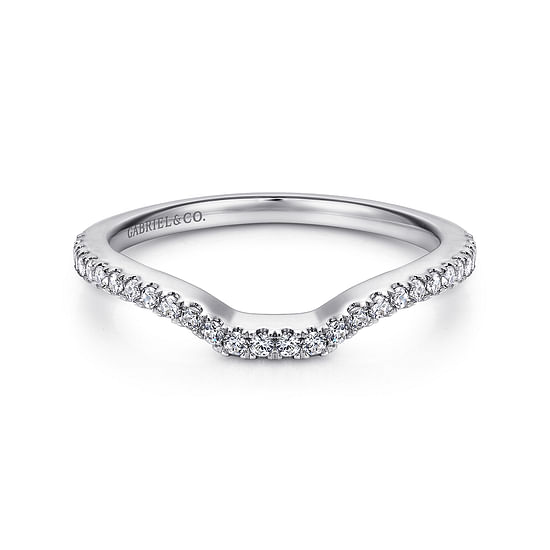 Gabriel - 14K White Gold Matching Wedding Band