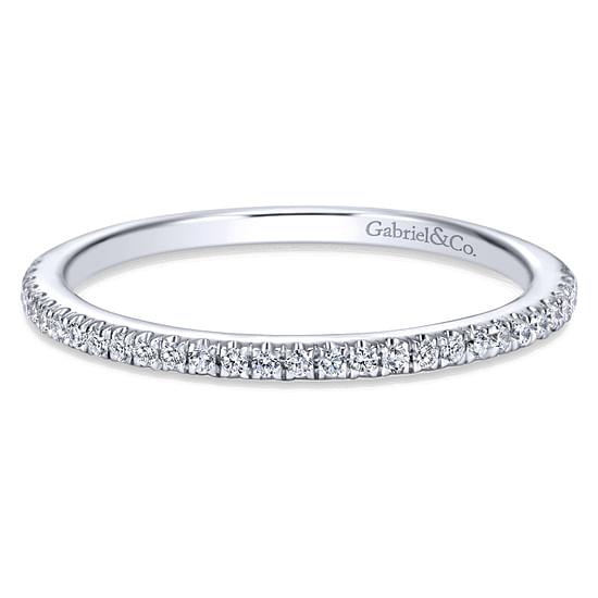 Gabriel - 14K White Gold Matching Wedding Band