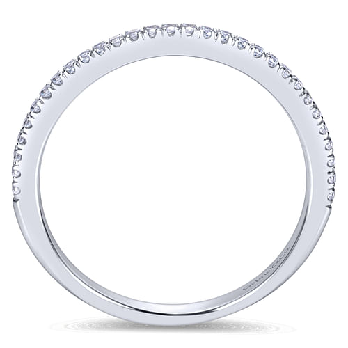 14K White Gold Matching Wedding Band