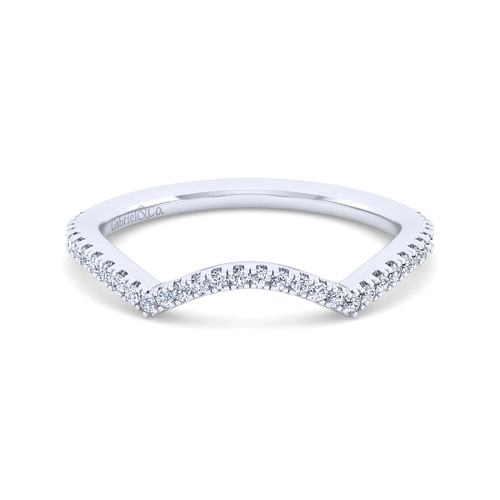 14K White Gold Matching Wedding Band