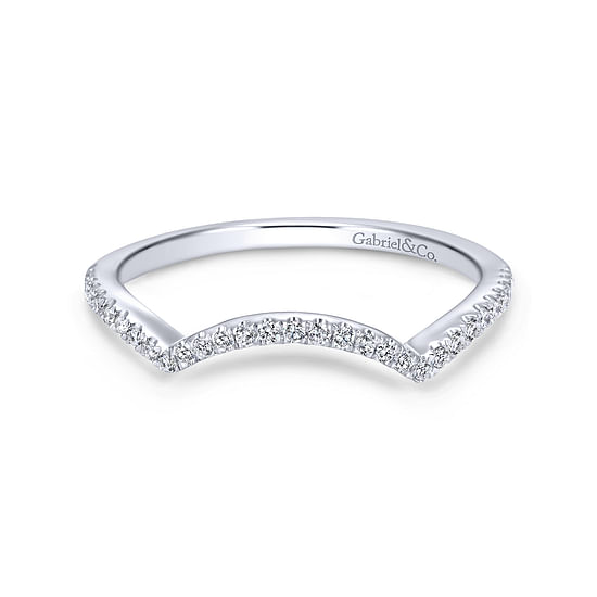 Gabriel - 14K White Gold Matching Wedding Band