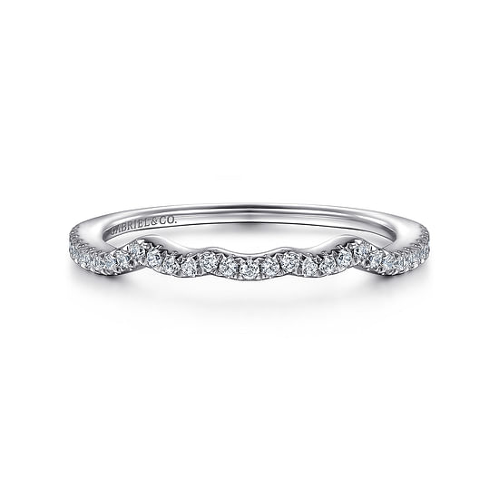 Gabriel - 14K White Gold Matching Wedding Band