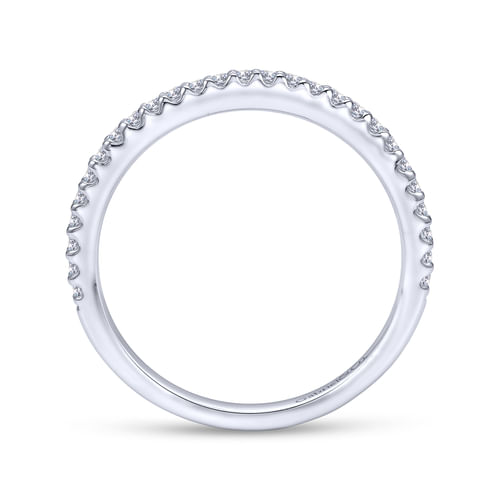 14K White Gold Matching Wedding Band