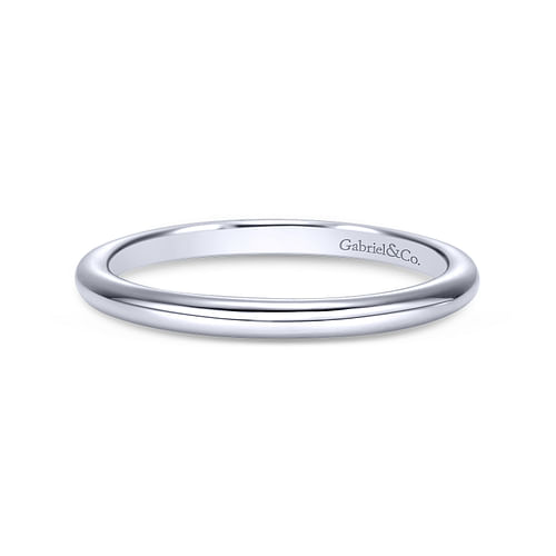 14K White Gold Matching Wedding Band