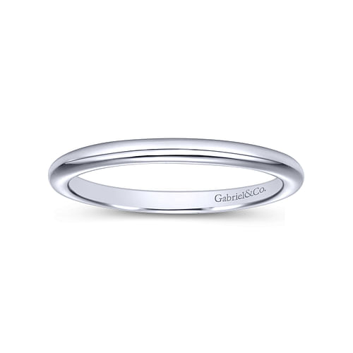 14K White Gold Matching Wedding Band