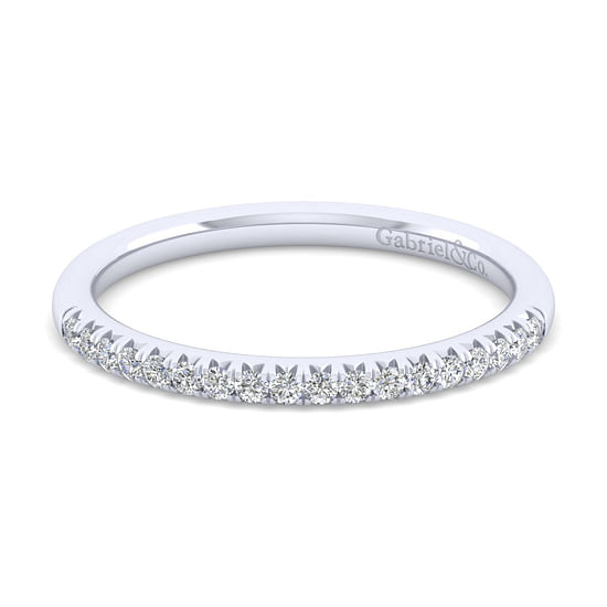 Gabriel - 14K White Gold Matching Wedding Band